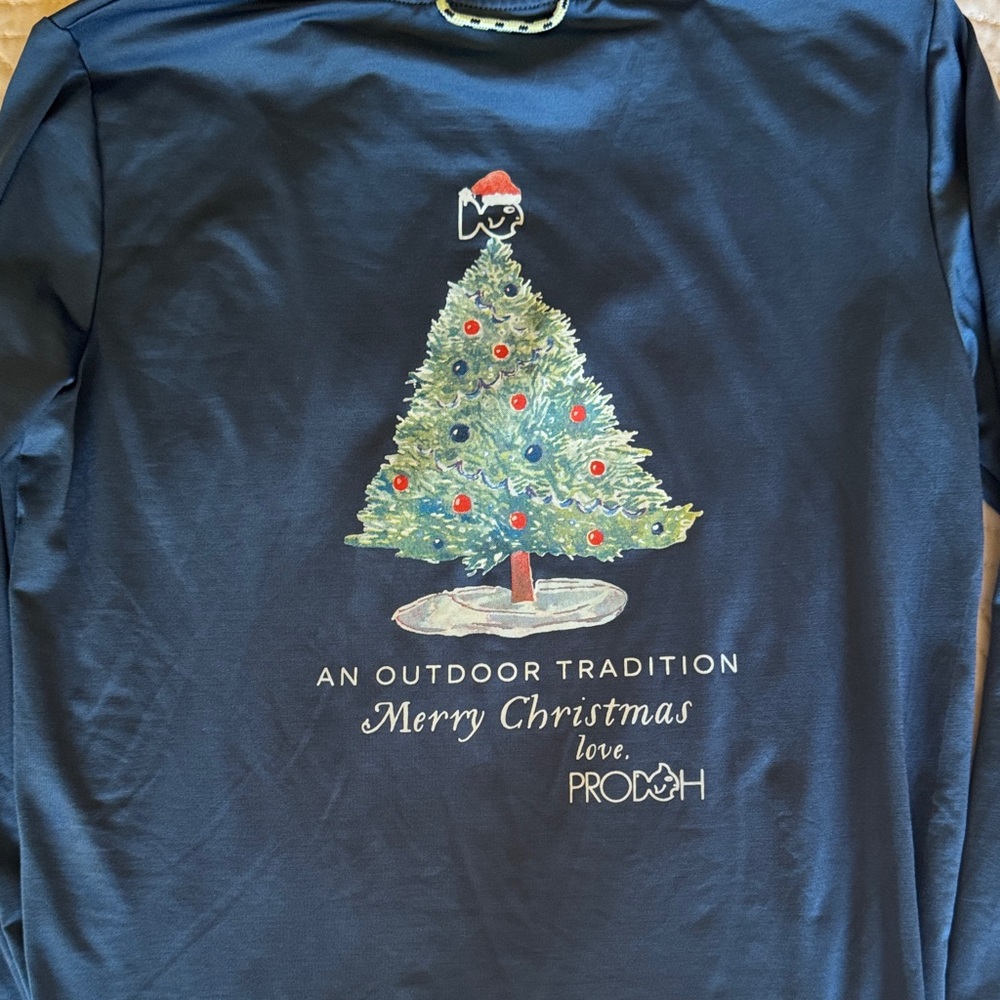 Prodoh Blue Long Sleeve Christmas Shirt